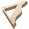 Ekena Millwork 8-in W x 46-in D x 46-in H Funston Block Rough Cedar Woodgrain TimberThane Outlooker, Primed Tan OUTUR080X46X46FST44RCPR - alternate 2